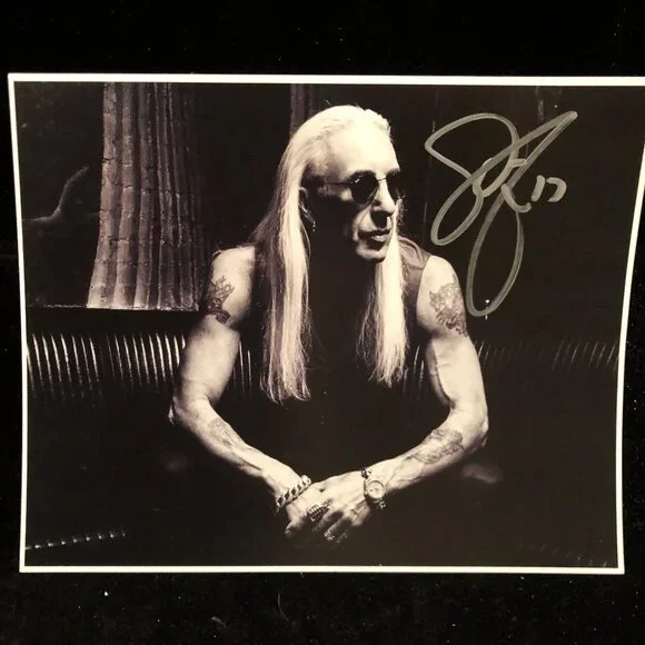 Art Dee Snider Of Twisted Sister Signed 8x1 Photo Photograph